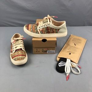 Satorisan Sneakers Shoes Model Heisei Fantasia Woven Fabric EU Sz 39 US Sz 8.5